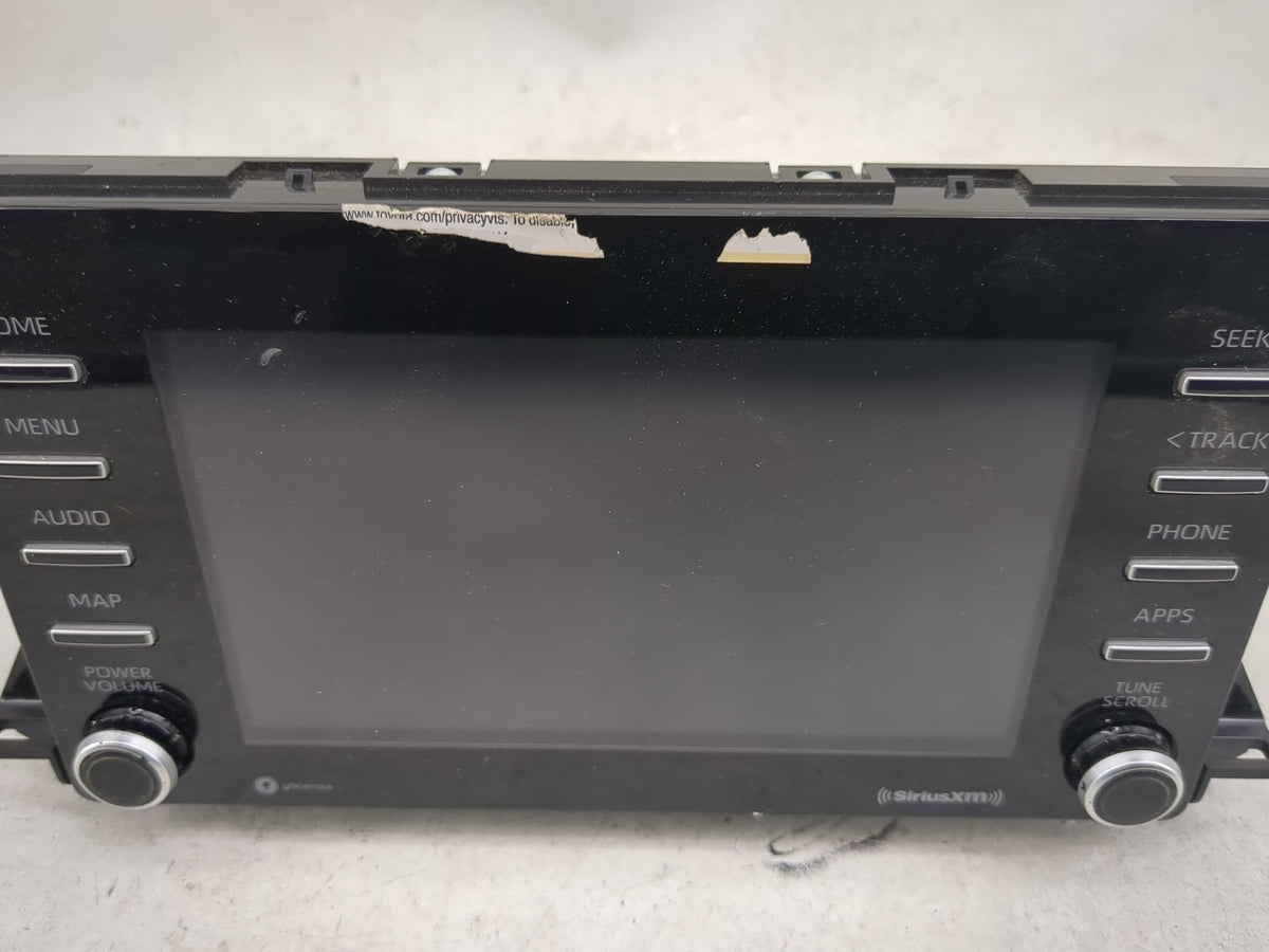 2020-2022 Toyota Camry Radio AM FM Cd Player Receiver Replacement P/N:86140-06D90 AVH-6608ZT, D172G Fits Fits 2020 2021 2022