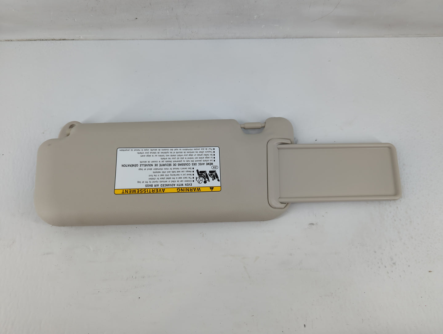 2024 Toyota Corolla Sun Visor Shade Replacement Passenger Right Mirror Fits OEM Used Auto Parts - Oemusedautoparts1.com