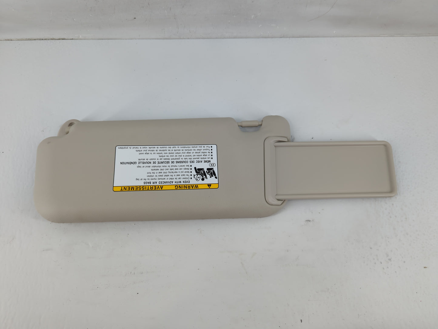 2024 Toyota Corolla Sun Visor Shade Replacement Passenger Right Mirror Fits OEM Used Auto Parts - Oemusedautoparts1.com