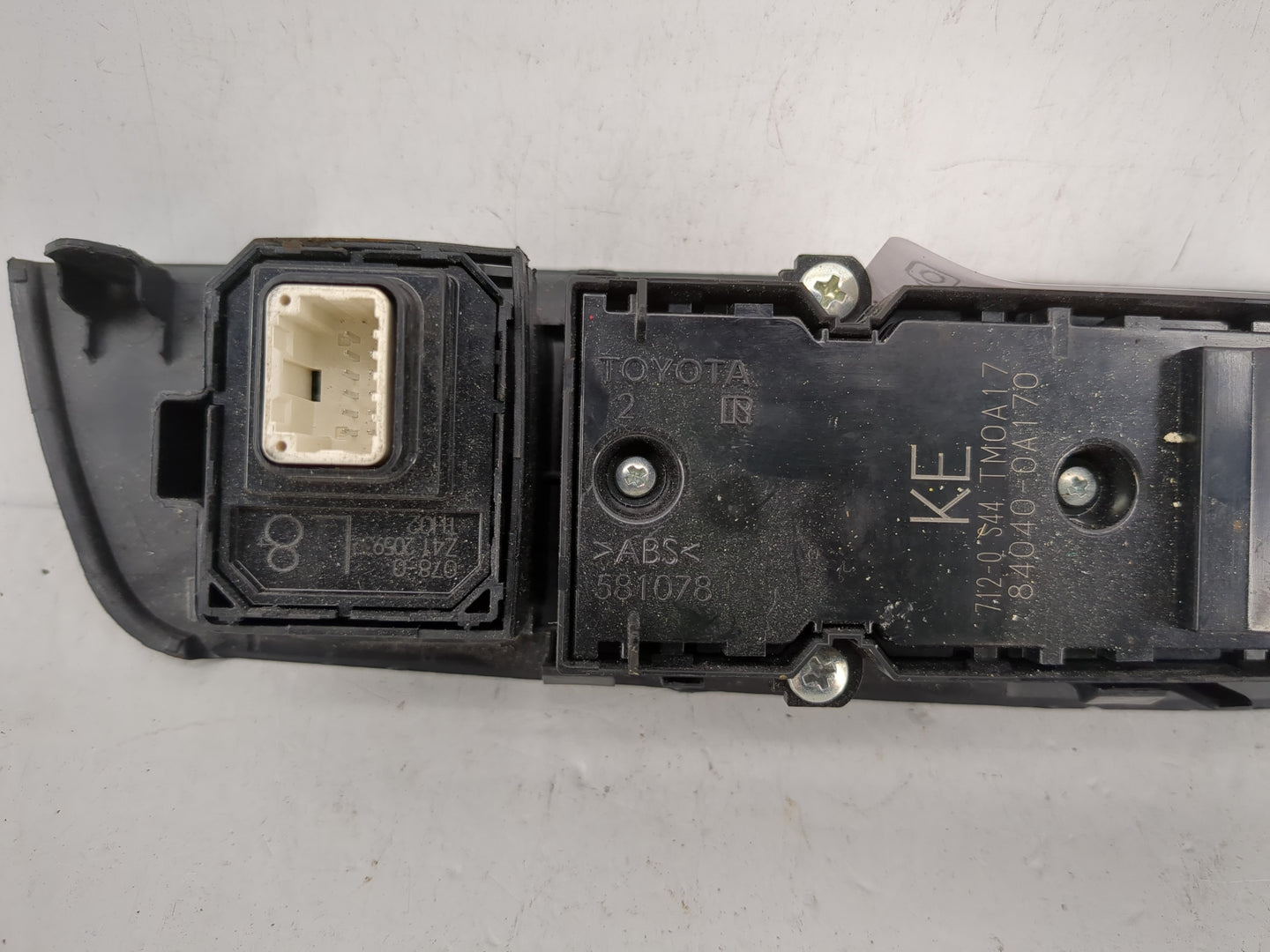 2024 Toyota Corolla Master Power Window Switch Replacement Driver Side Left Fits Fits 2019 2020 OEM Used Auto Parts - Oemuse