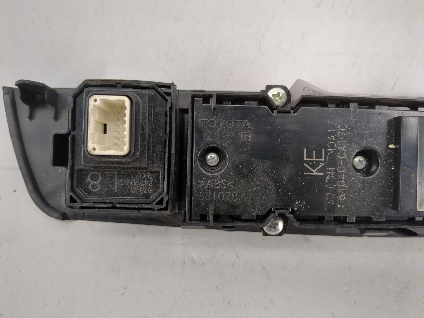 2024 Toyota Corolla Master Power Window Switch Replacement Driver Side Left Fits Fits 2019 2020 OEM Used Auto Parts - Oemuse
