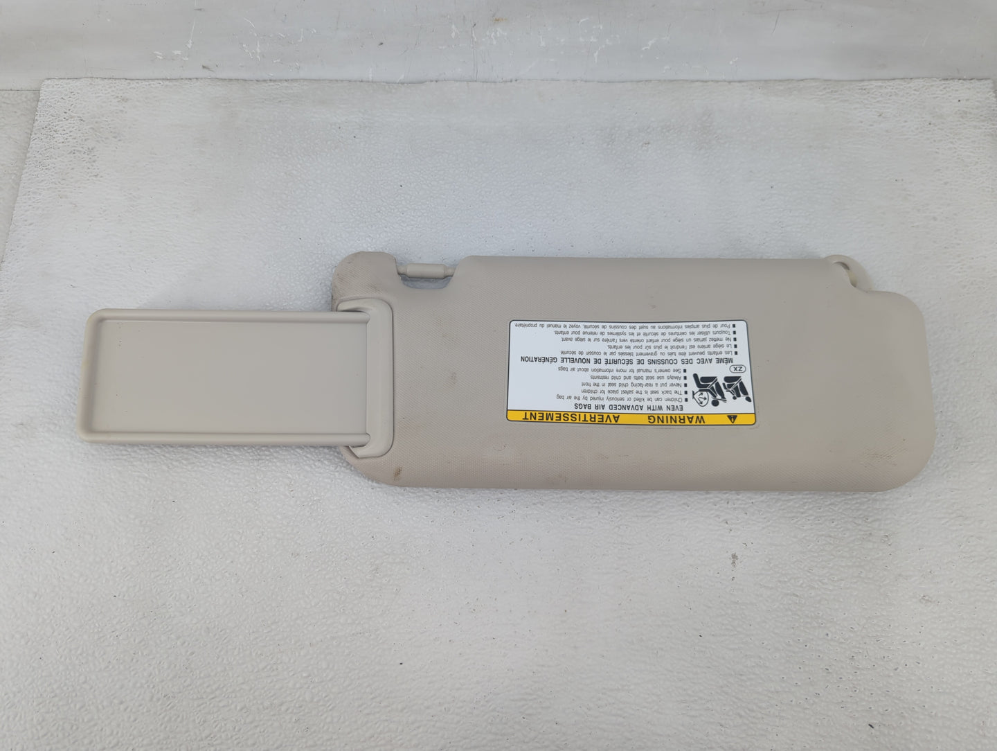2024 Toyota Corolla Sun Visor Shade Replacement Driver Left Mirror Fits OEM Used Auto Parts - Oemusedautoparts1.com