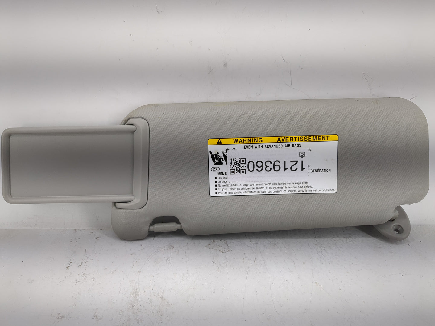 2022 Toyota Corolla Sun Visor Shade Replacement Passenger Right Mirror Fits OEM Used Auto Parts - Oemusedautoparts1.com