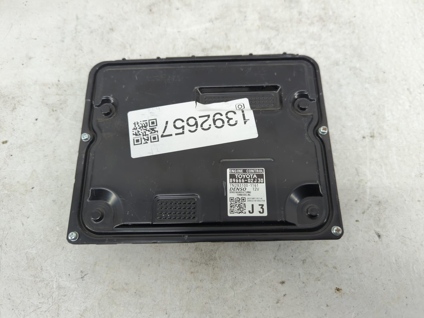 2024 Toyota Corolla PCM Engine Control Computer ECU ECM PCU OEM P/N:TN283100-1161 89666-02J30 Fits OEM Used Auto Parts - Oem