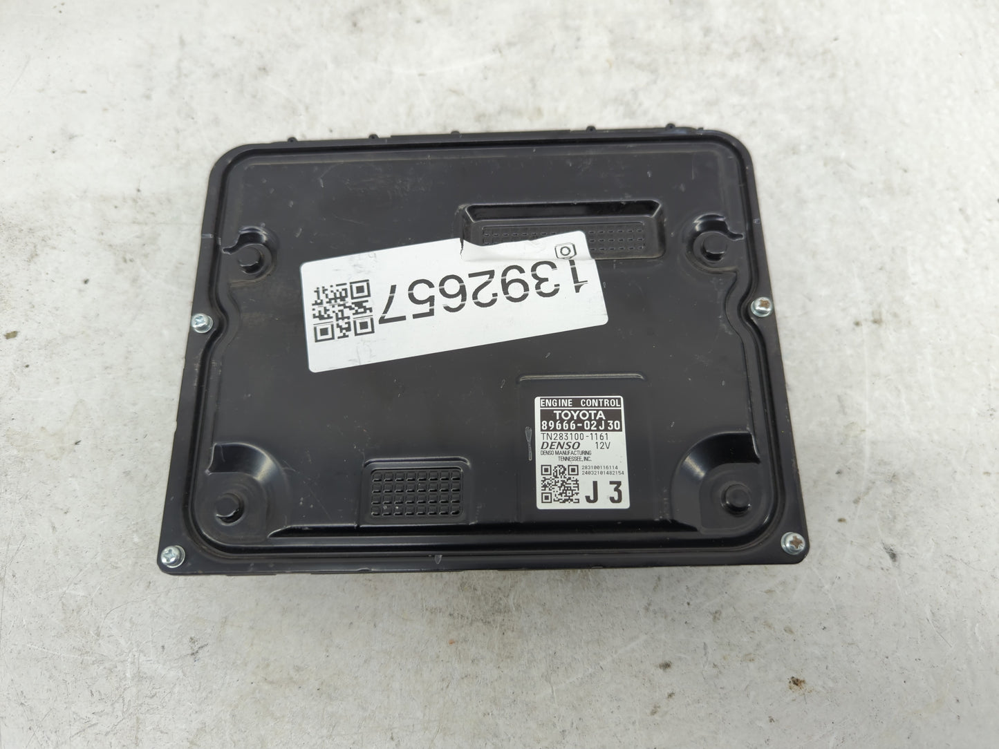 2024 Toyota Corolla PCM Engine Control Computer ECU ECM PCU OEM P/N:TN283100-1161 89666-02J30 Fits OEM Used Auto Parts - Oem