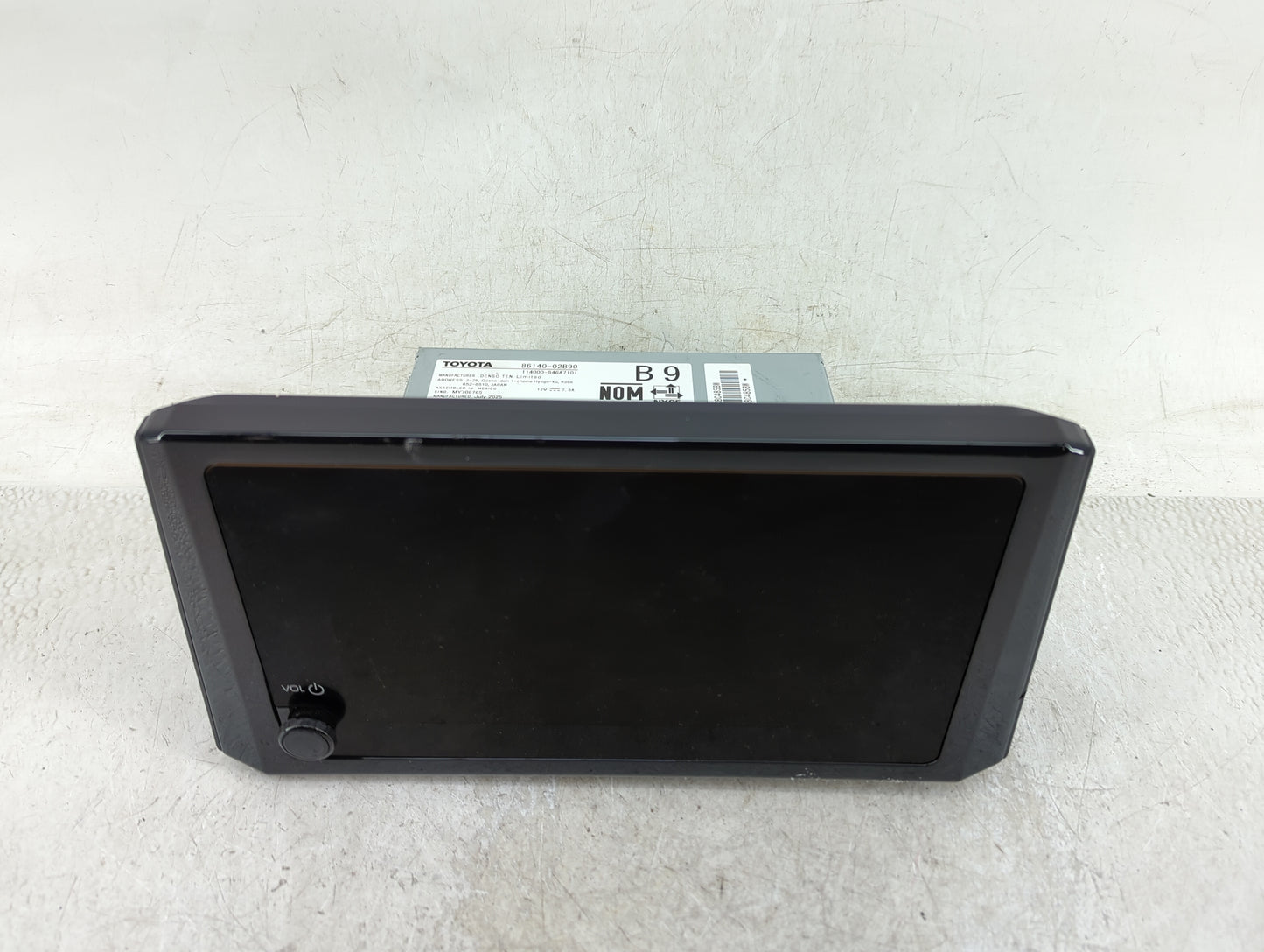 2024 Toyota Corolla Radio AM FM Cd Player Receiver Replacement P/N:86140-02B90 Fits OEM Used Auto Parts - Oemusedautoparts1.