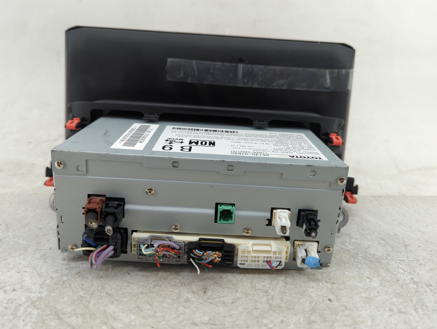 2024 Toyota Corolla Radio AM FM Cd Player Receiver Replacement P/N:86140-02B90 Fits OEM Used Auto Parts - Oemusedautoparts1.