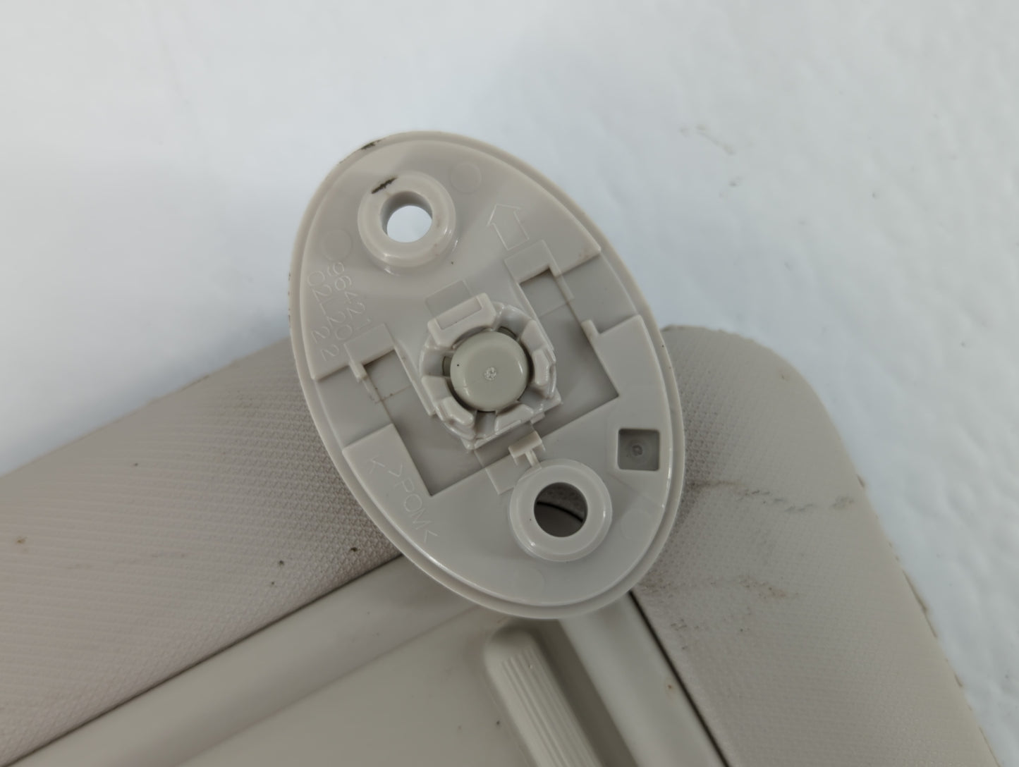 2024 Toyota Corolla Sun Visor Shade Replacement Passenger Right Mirror Fits OEM Used Auto Parts - Oemusedautoparts1.com