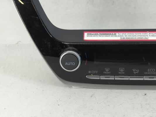 2019-2022 Toyota Corolla Climate Control Module Temperature AC/Heater Replacement P/N:75R418 Fits Fits 2019 2020 2021 2022 OEM Used Auto Parts