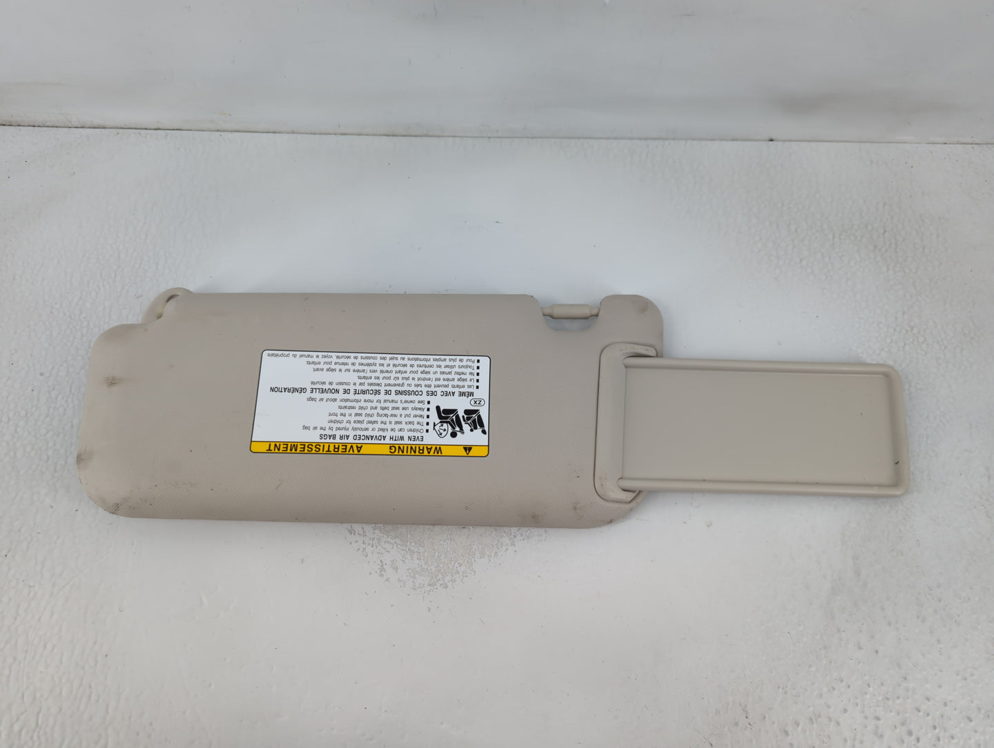 2024 Toyota Corolla Sun Visor Shade Replacement Passenger Right Mirror Fits OEM Used Auto Parts - Oemusedautoparts1.com