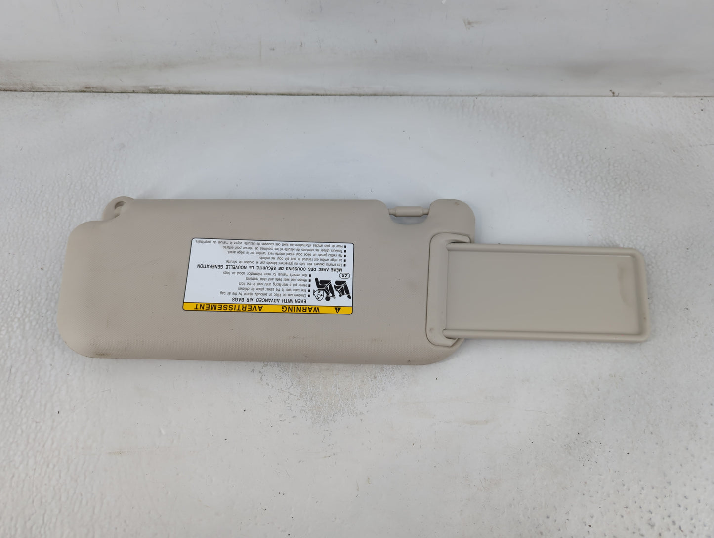 2024 Toyota Corolla Sun Visor Shade Replacement Passenger Right Mirror Fits OEM Used Auto Parts - Oemusedautoparts1.com