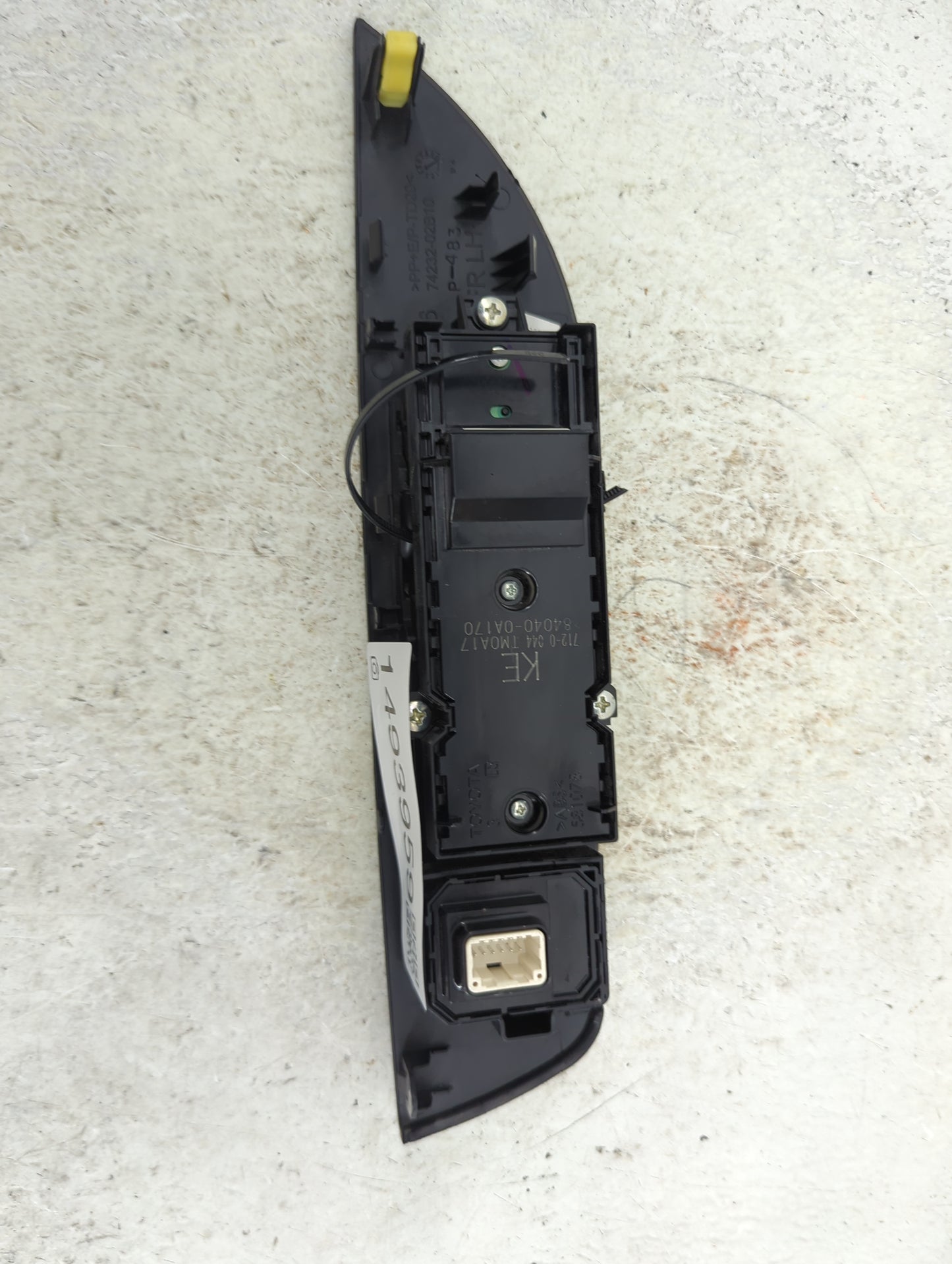 2024 Toyota Corolla Cross Master Power Window Switch Replacement Driver Side Left P/N:712-0 044 84040-0A170, TM0A17 Fits OEM