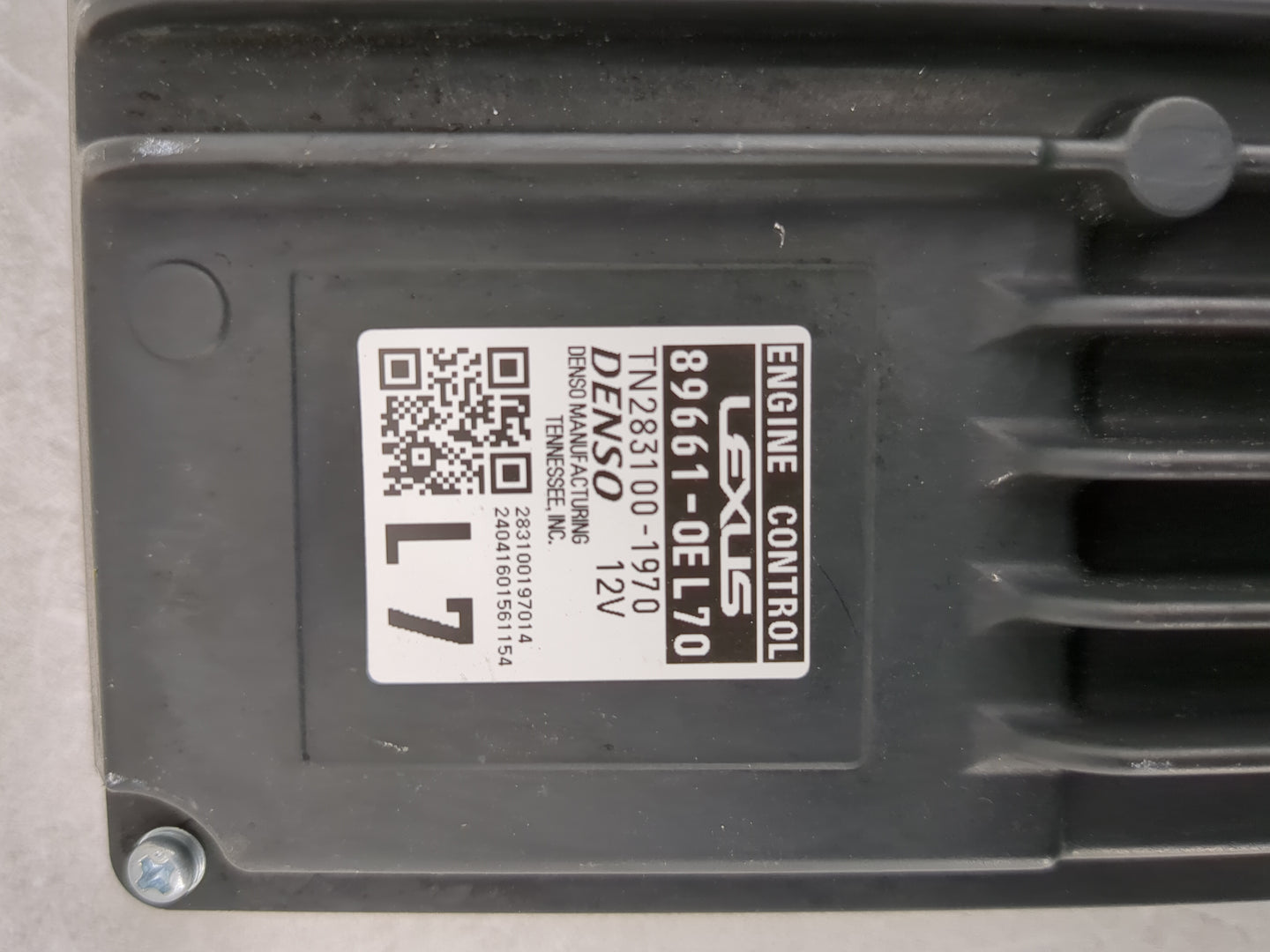 2024 Toyota Grand Highlander PCM Engine Control Computer ECU ECM PCU OEM P/N:89661-0EL70 TN283100-1970 Fits OEM Used Auto Pa