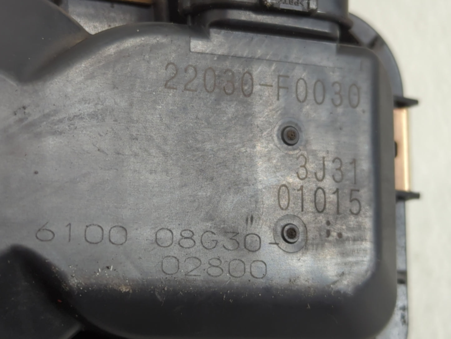 2024 Toyota Highlander Throttle Body P/N:22030-F0030 Fits OEM Used Auto Parts - Oemusedautoparts1.com