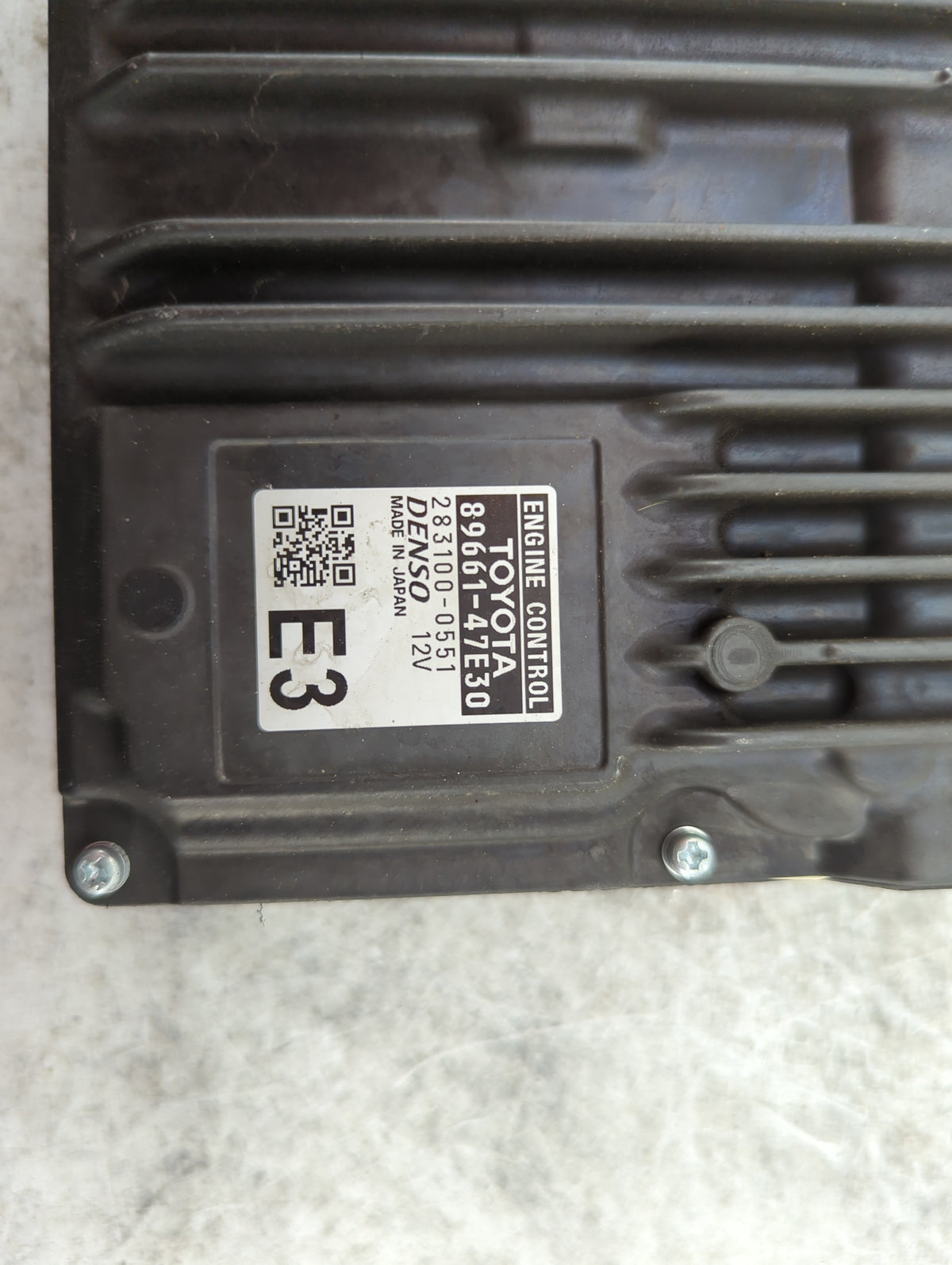 2024 Toyota Prius PCM Engine Control Computer ECU ECM PCU OEM P/N:89661-47E30 283100-0551 Fits OEM Used Auto Parts - Oemused
