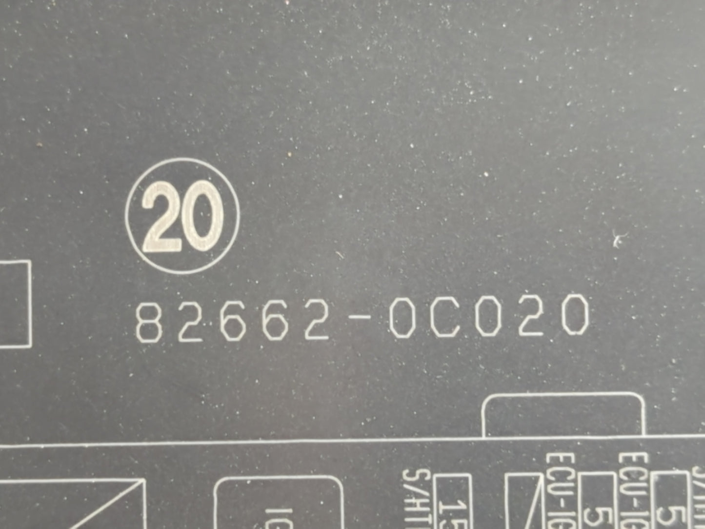 2024 Toyota Tundra Fusebox Fuse Box Panel Relay Module P/N:82662-0C020 Fits OEM Used Auto Parts - Oemusedautoparts1.com