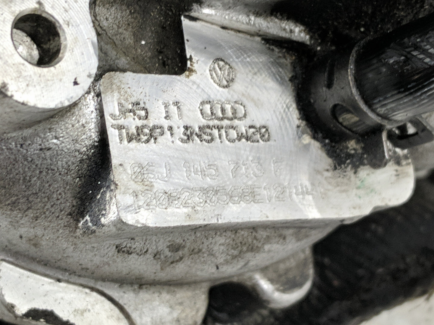 2024 Volkswagen Gti Turbocharger Exhaust Manifold With Turbo Charger - Oemusedautoparts1.com
