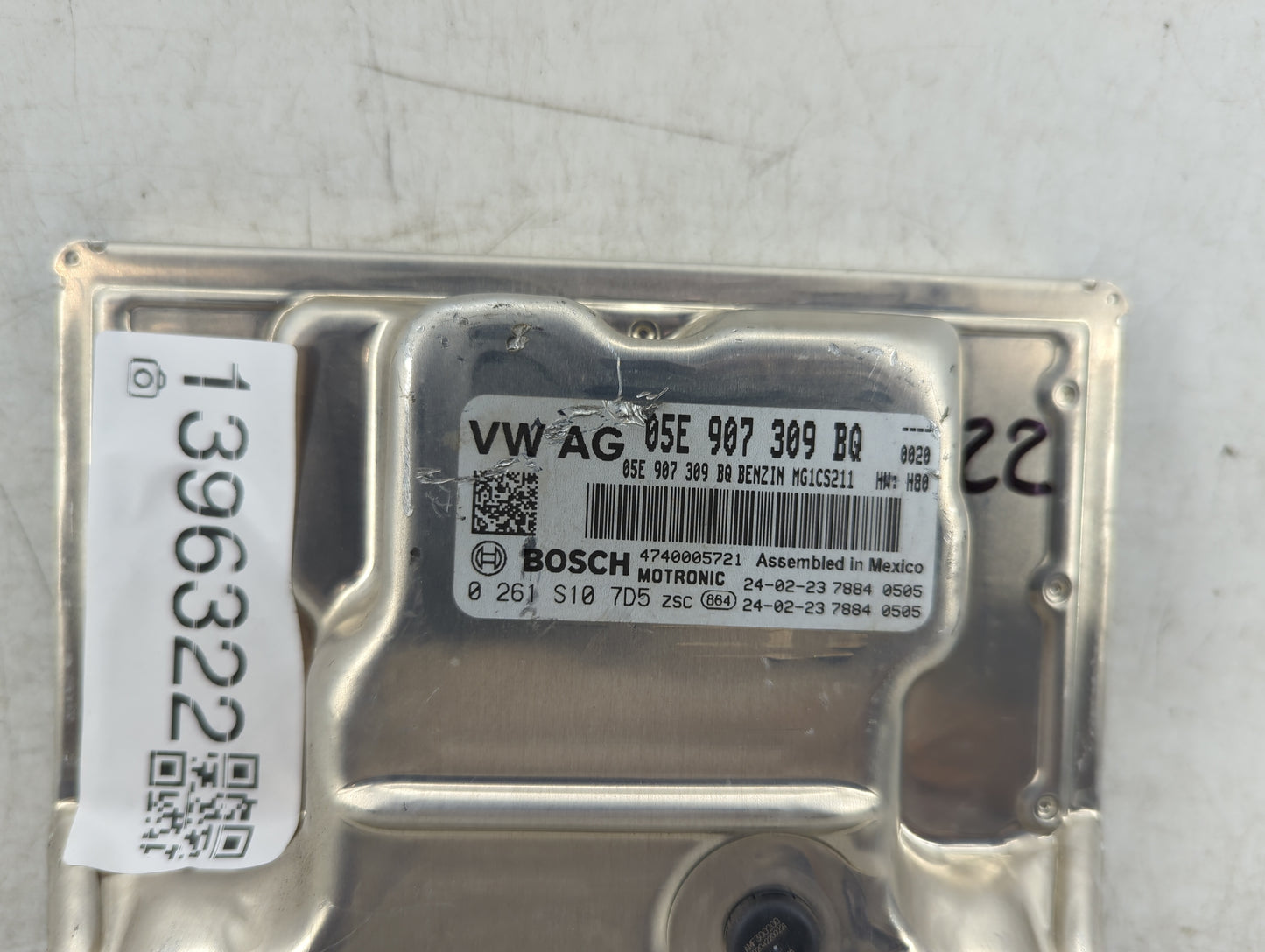 2024 Volkswagen Jetta PCM Engine Control Computer ECU ECM PCU OEM P/N:05E907309BQ Fits OEM Used Auto Parts - Oemusedautopart