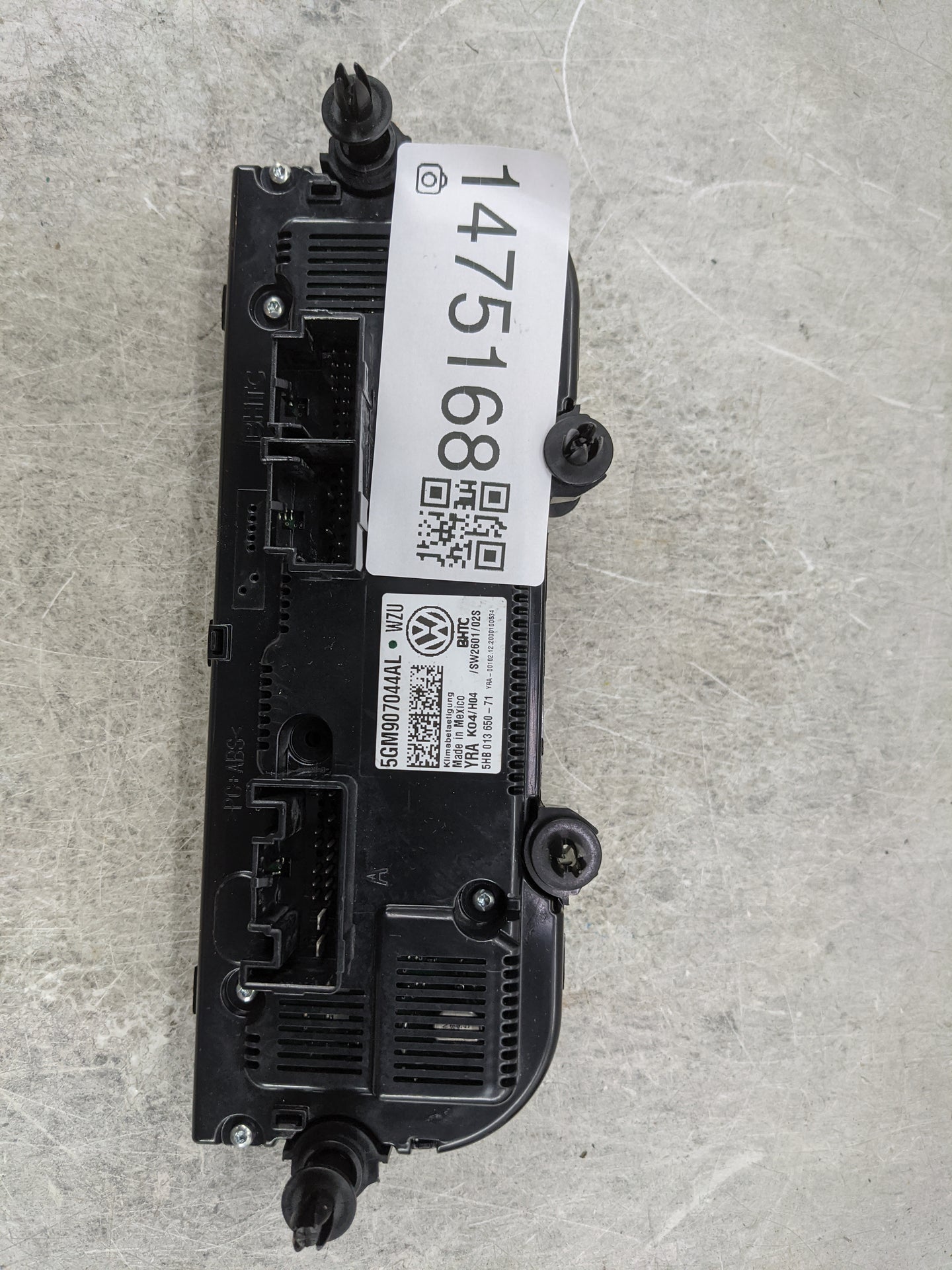 2024 Volkswagen Jetta Climate Control Module Temperature AC/Heater Replacement P/N:5GM907044AL 5HB01365071 Fits OEM Used Aut