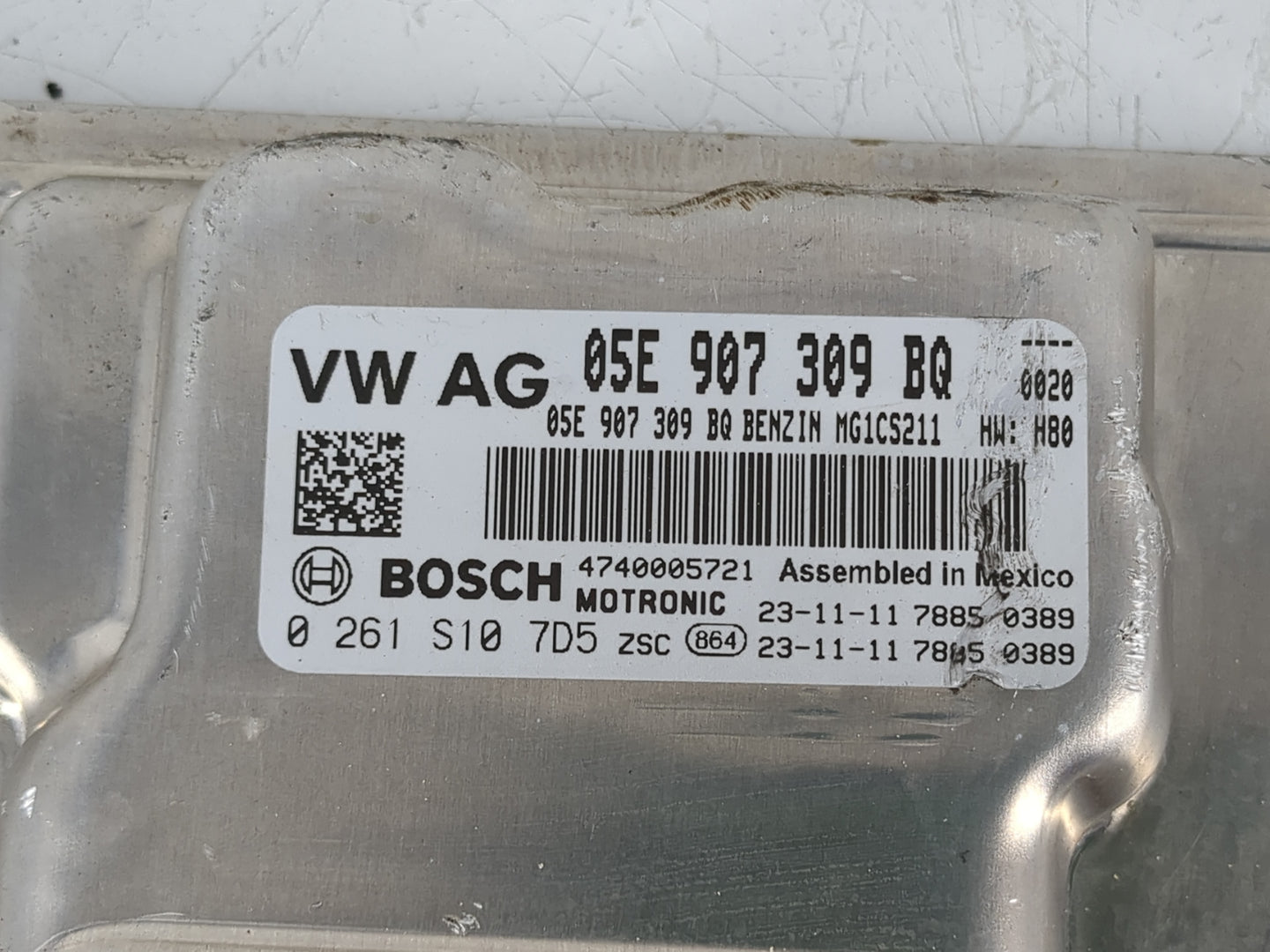 2024 Volkswagen Taos PCM Engine Control Computer ECU ECM PCU OEM P/N:05E 907 309 BQ Fits OEM Used Auto Parts - Oemusedautopa