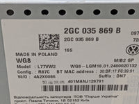 2024 Volkswagen Taos Radio AM FM Cd Player Receiver Replacement P/N:2GC035869B L77VW2 Fits OEM Used Auto Parts - Oemusedauto