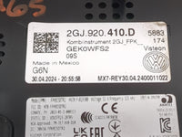 2024 Volkswagen Taos Instrument Cluster Speedometer Gauges P/N:2GJ920410D FPK8I5DTR2, NT8-FPK8I5DTR2, 3043A-FPK8I5DTR2 Miles