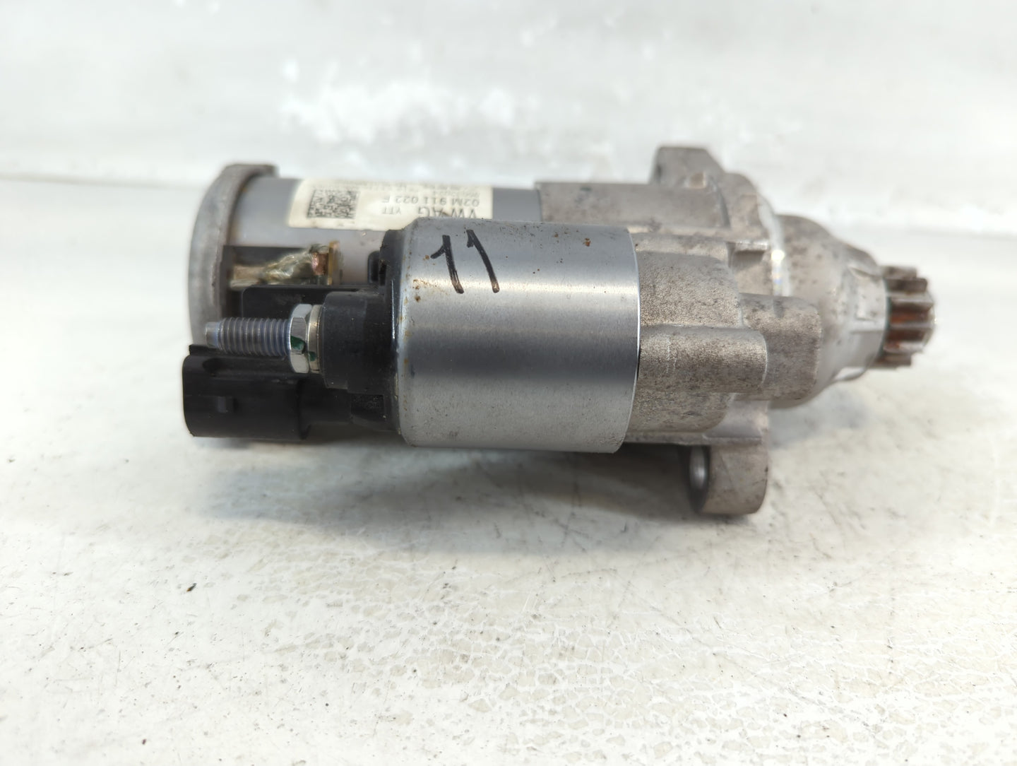 2018-2022 Volkswagen Tiguan Car Starter Motor Solenoid OEM P/N:02M 911 022 F Fits Fits 2018 2019 2020 2021 2022 OEM Used Aut