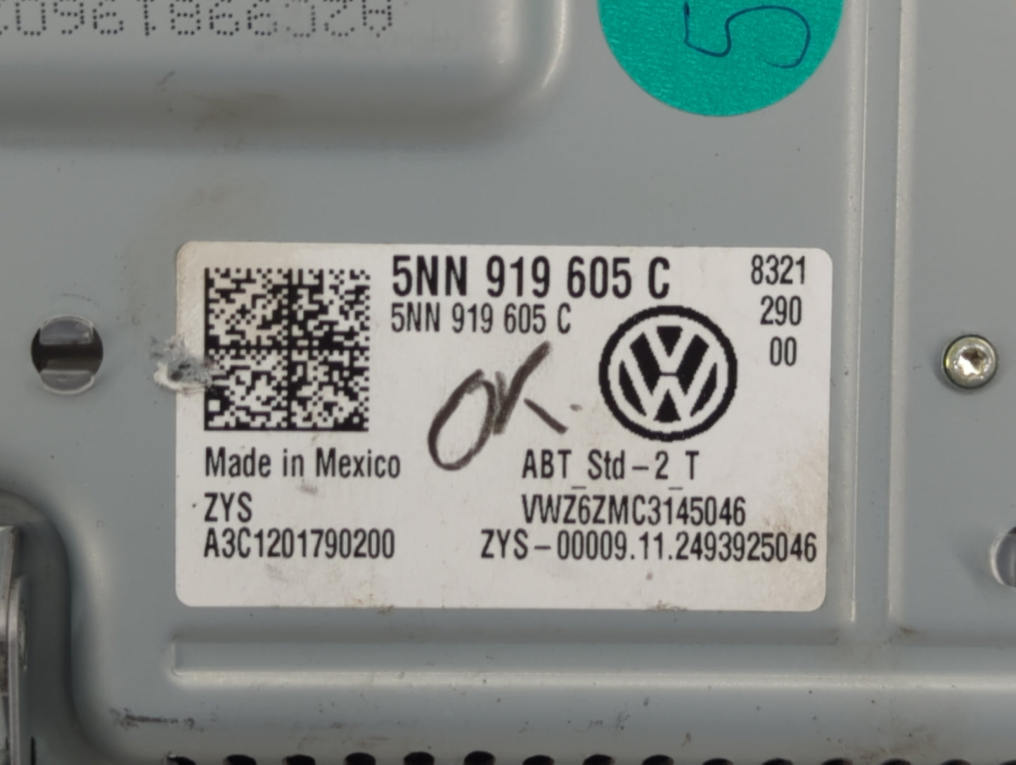 2024 Volkswagen Tiguan Information Display Screen - Oemusedautoparts1.com