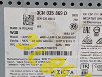 2024 Volkswagen Tiguan Radio AM FM Cd Player Receiver Replacement P/N:3CN035869D 3CN 035 869 D, L62VW2 Fits Fits 2020 OEM Us