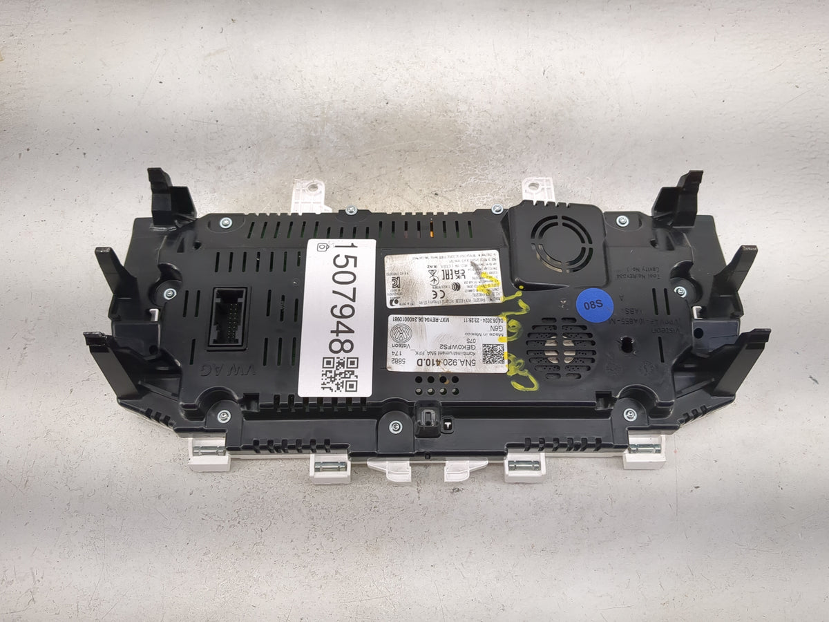 2024 Volkswagen Tiguan Instrument Cluster Speedometer Gauges P/N:5NA920410D 5NA.920.410.D, GEK0WFS2, FPK8I5DTR2 Miles:79K Fi