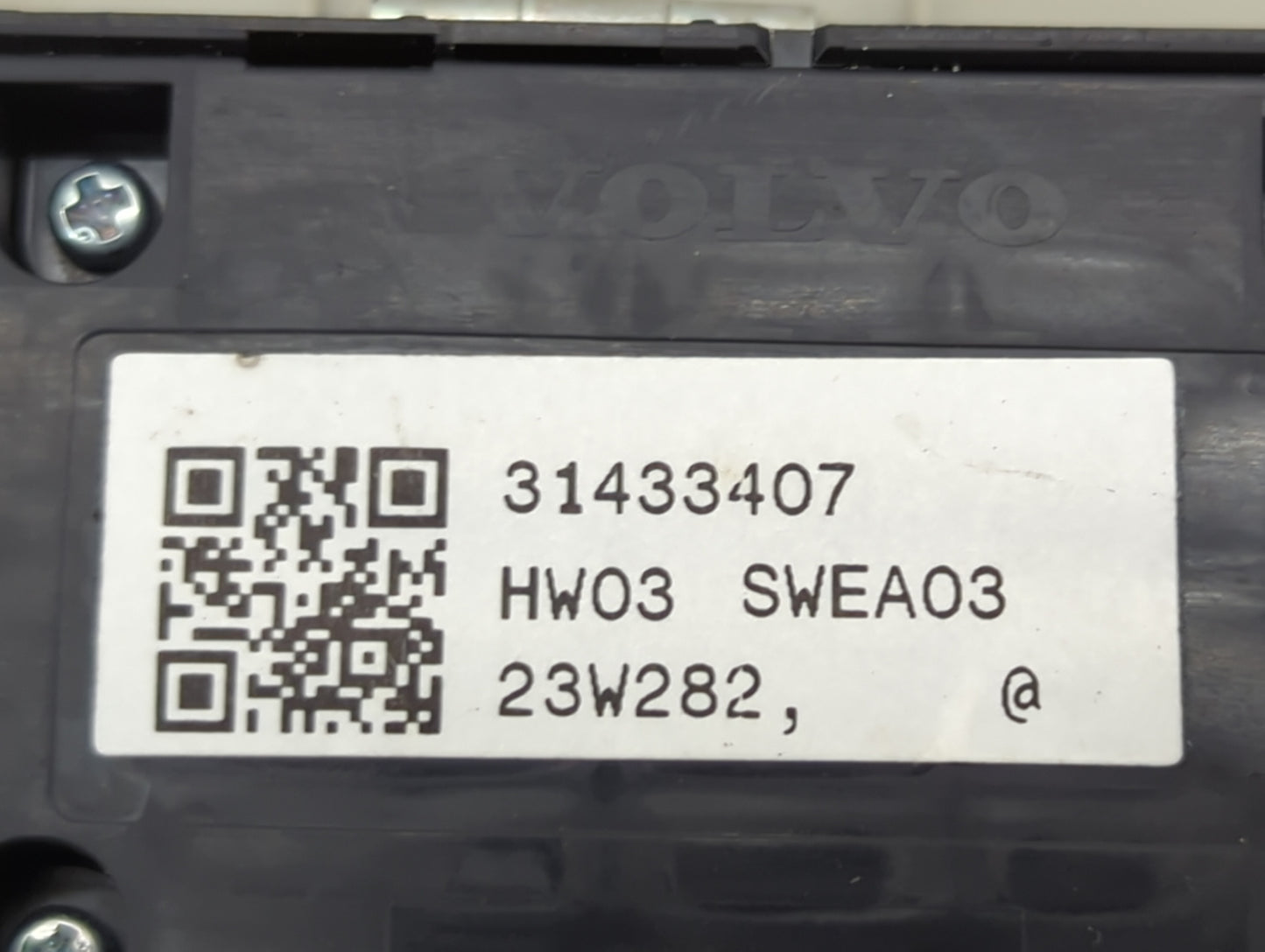 2024 Volvo S60 Master Power Window Switch Replacement Driver Side Left P/N:31433407 Fits OEM Used Auto Parts - Oemusedautopa