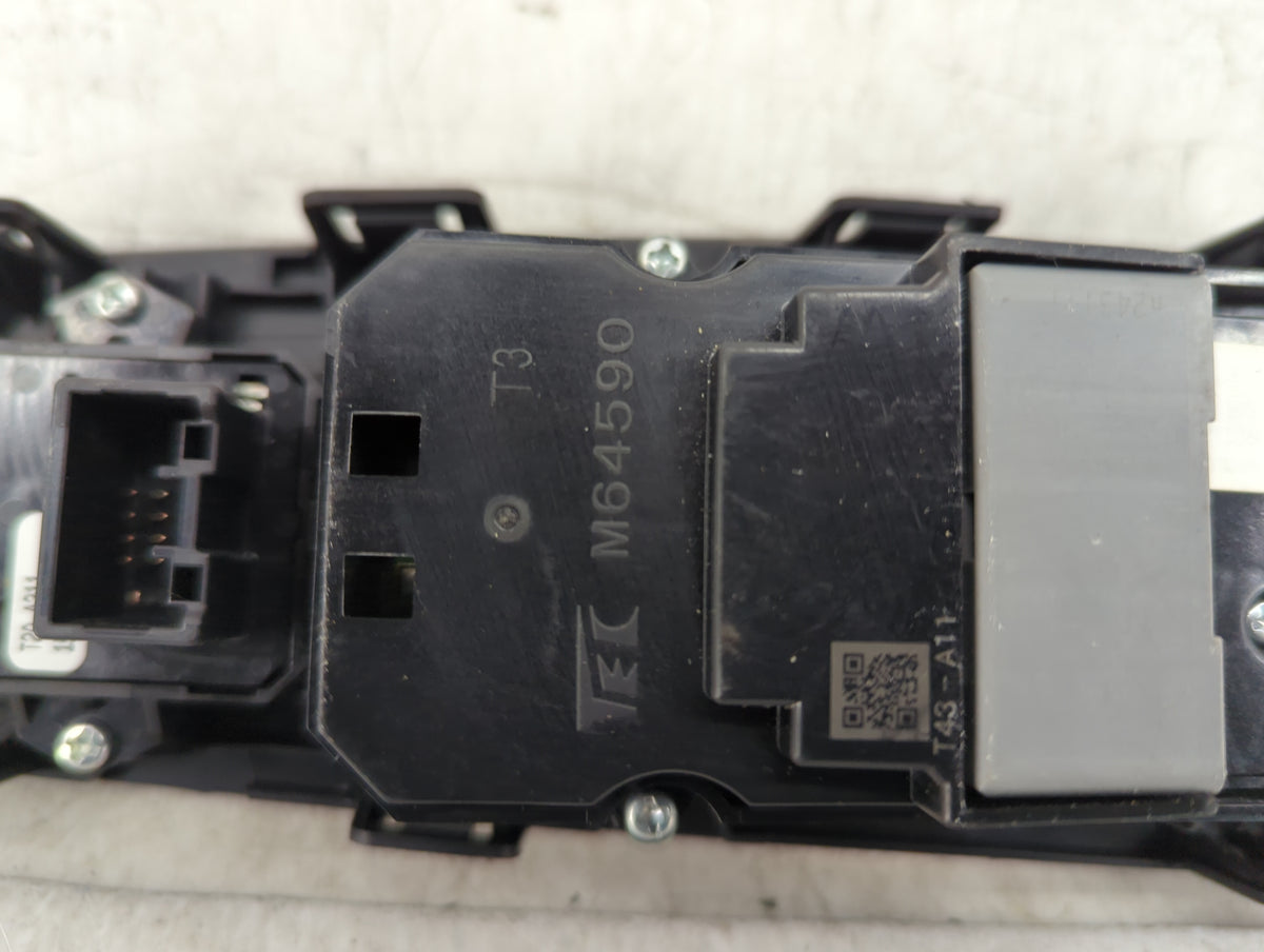 2025 Acura Integra Master Power Window Switch Replacement Driver Side Left P/N:M64590 Fits Fits 2022 OEM Used Auto Parts - O