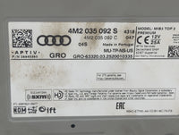 2025 Audi Q7 Radio AM FM Cd Player Receiver Replacement P/N:4M2035092S 4M2035092C, 28845360 Fits OEM Used Auto Parts - Oemus