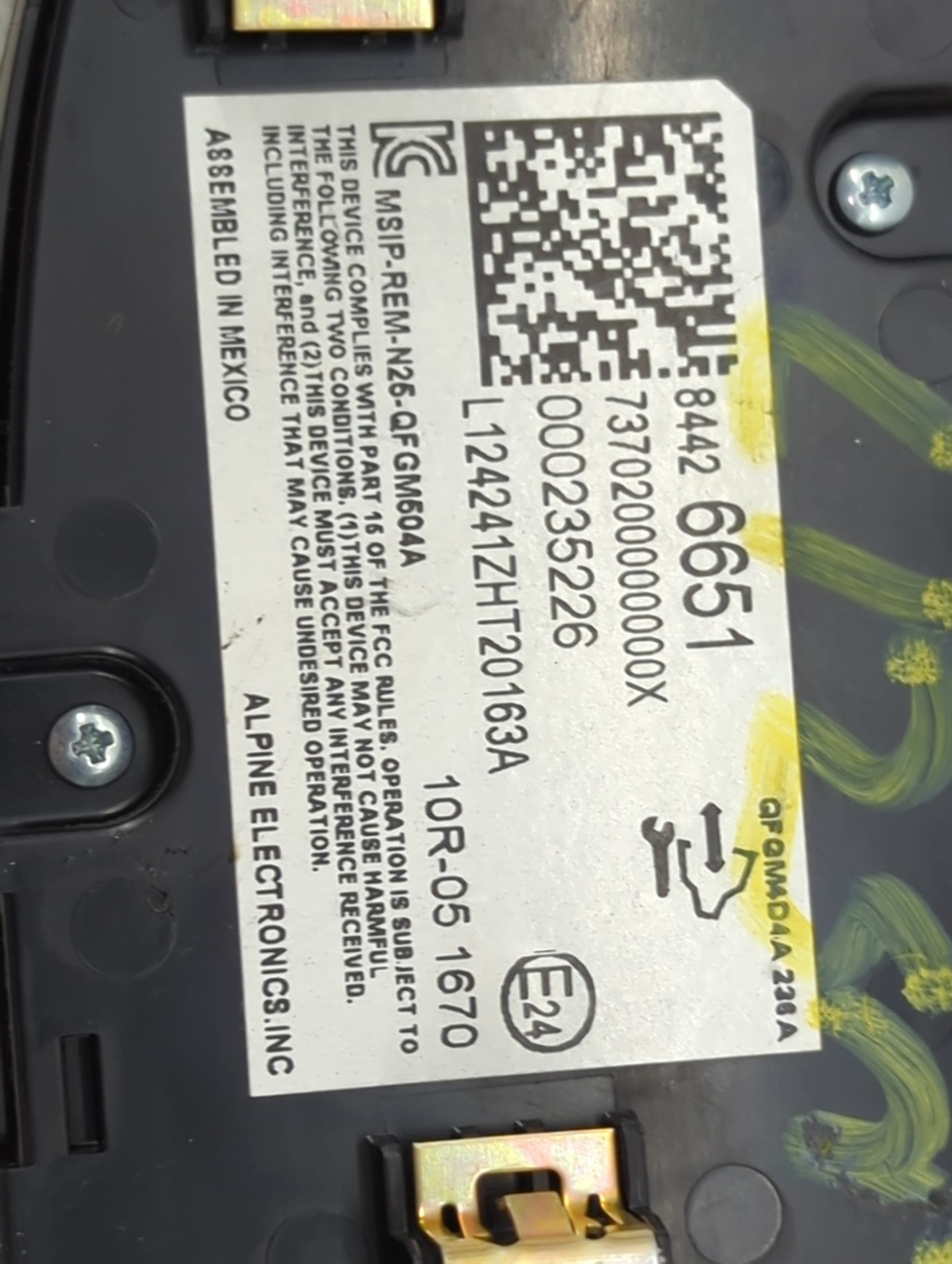 2019-2021 Chevrolet Malibu Climate Control Module Temperature AC/Heater Replacement P/N:84426651 737020000000X Fits OEM Used