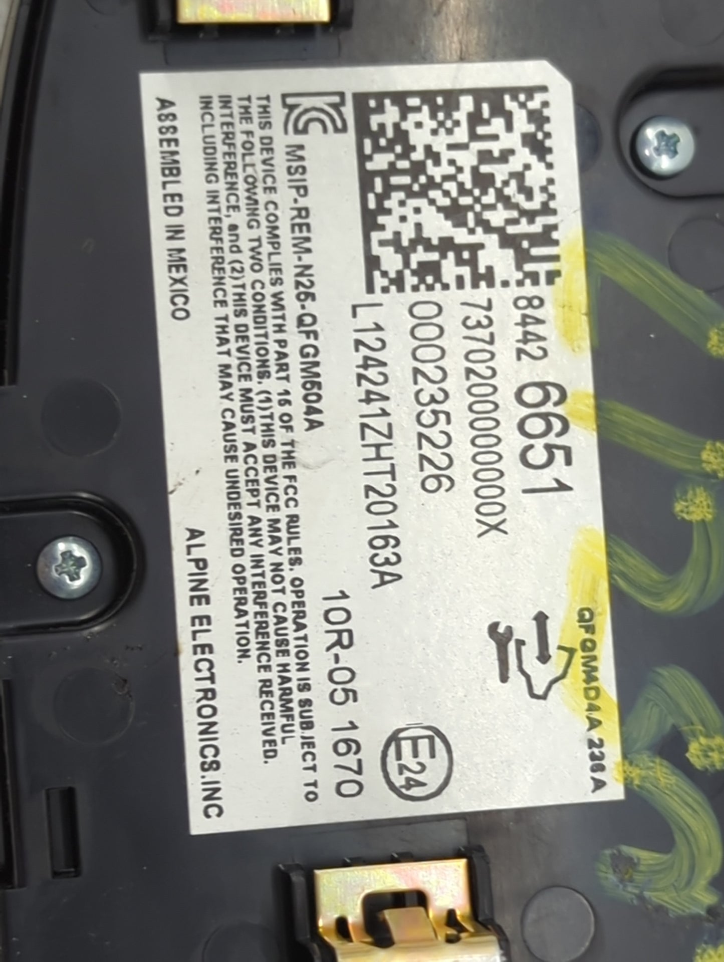 2019-2021 Chevrolet Malibu Climate Control Module Temperature AC/Heater Replacement P/N:84426651 737020000000X Fits OEM Used