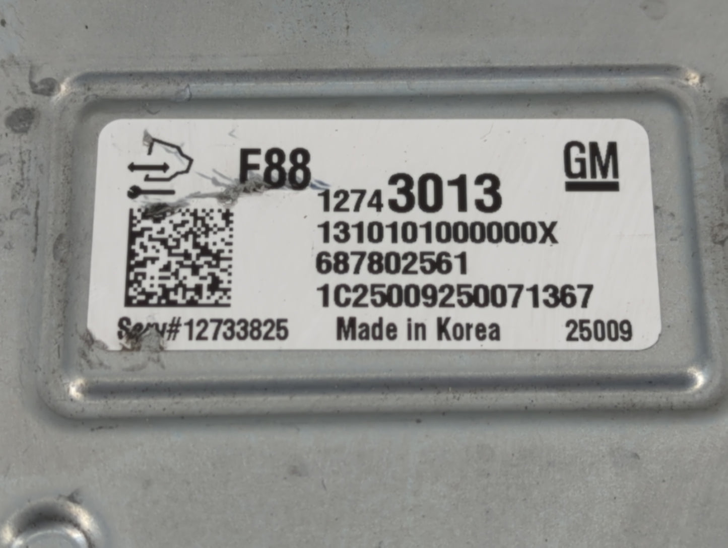 2025 Chevrolet Trailblazer PCM Engine Control Computer ECU ECM PCU OEM P/N:12743013 Fits OEM Used Auto Parts - Oemusedautopa