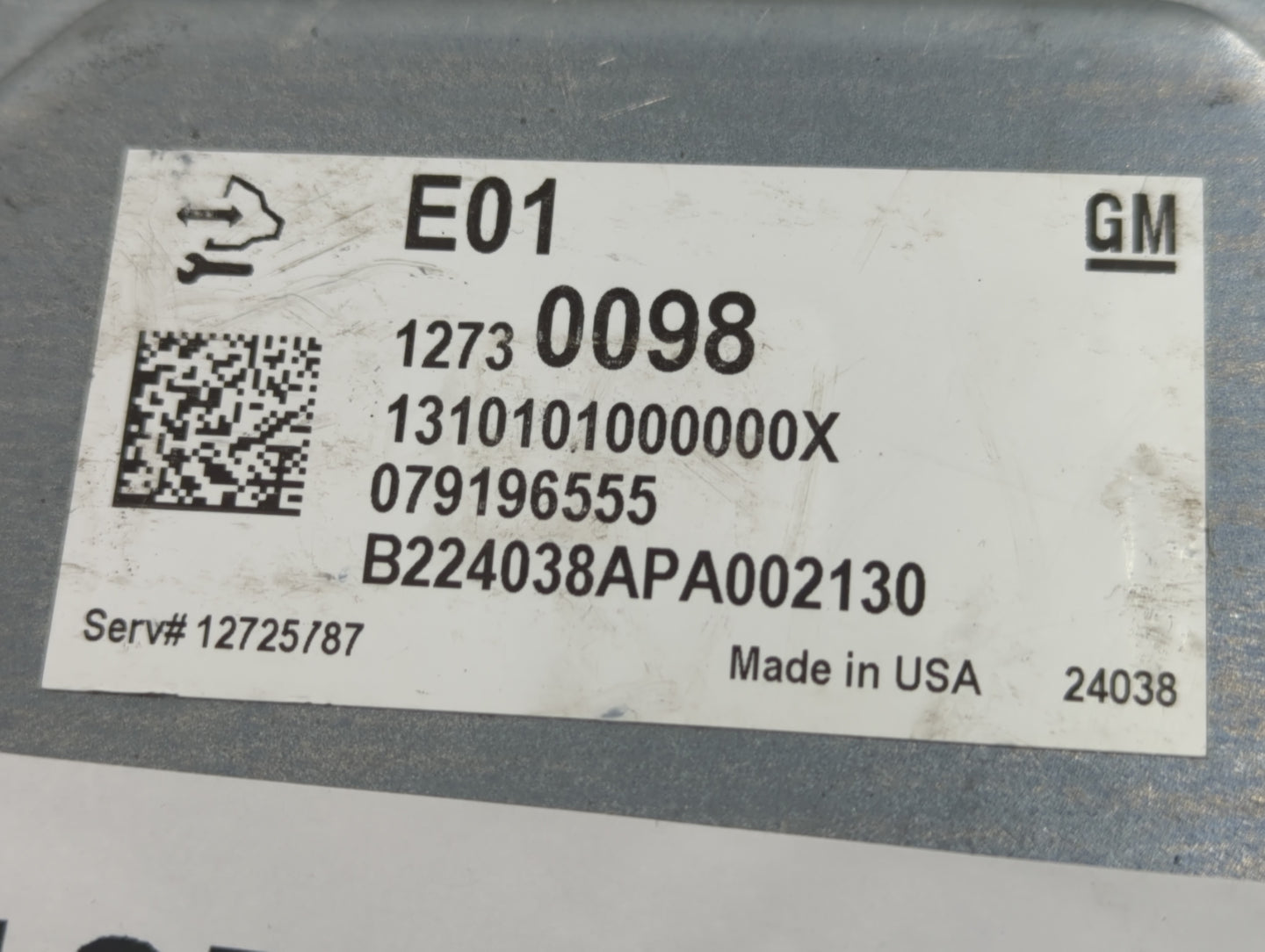 2025 Chevrolet Trailblazer PCM Engine Control Computer ECU ECM PCU OEM P/N:12730098 Fits OEM Used Auto Parts - Oemusedautopa