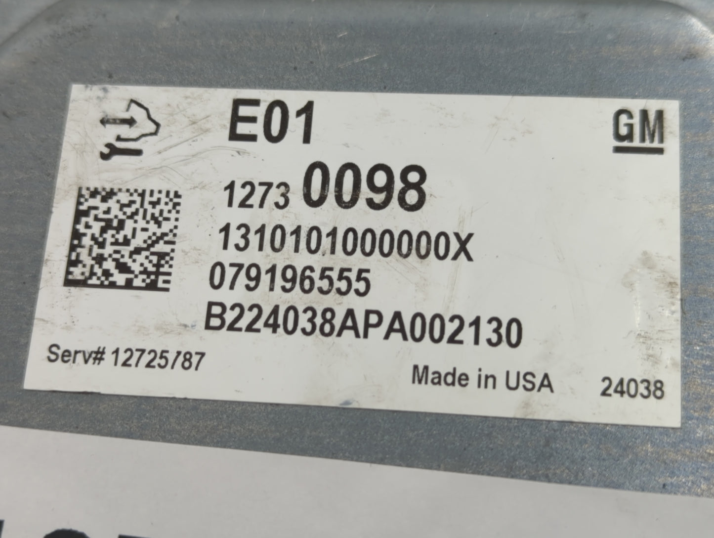 2025 Chevrolet Trailblazer PCM Engine Control Computer ECU ECM PCU OEM P/N:12730098 Fits OEM Used Auto Parts - Oemusedautopa