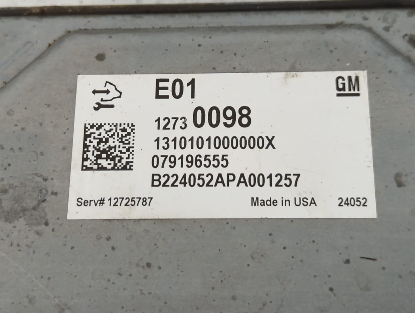 2025 Chevrolet Trailblazer PCM Engine Control Computer ECU ECM PCU OEM P/N:079196555 12730098 Fits OEM Used Auto Parts - Oem