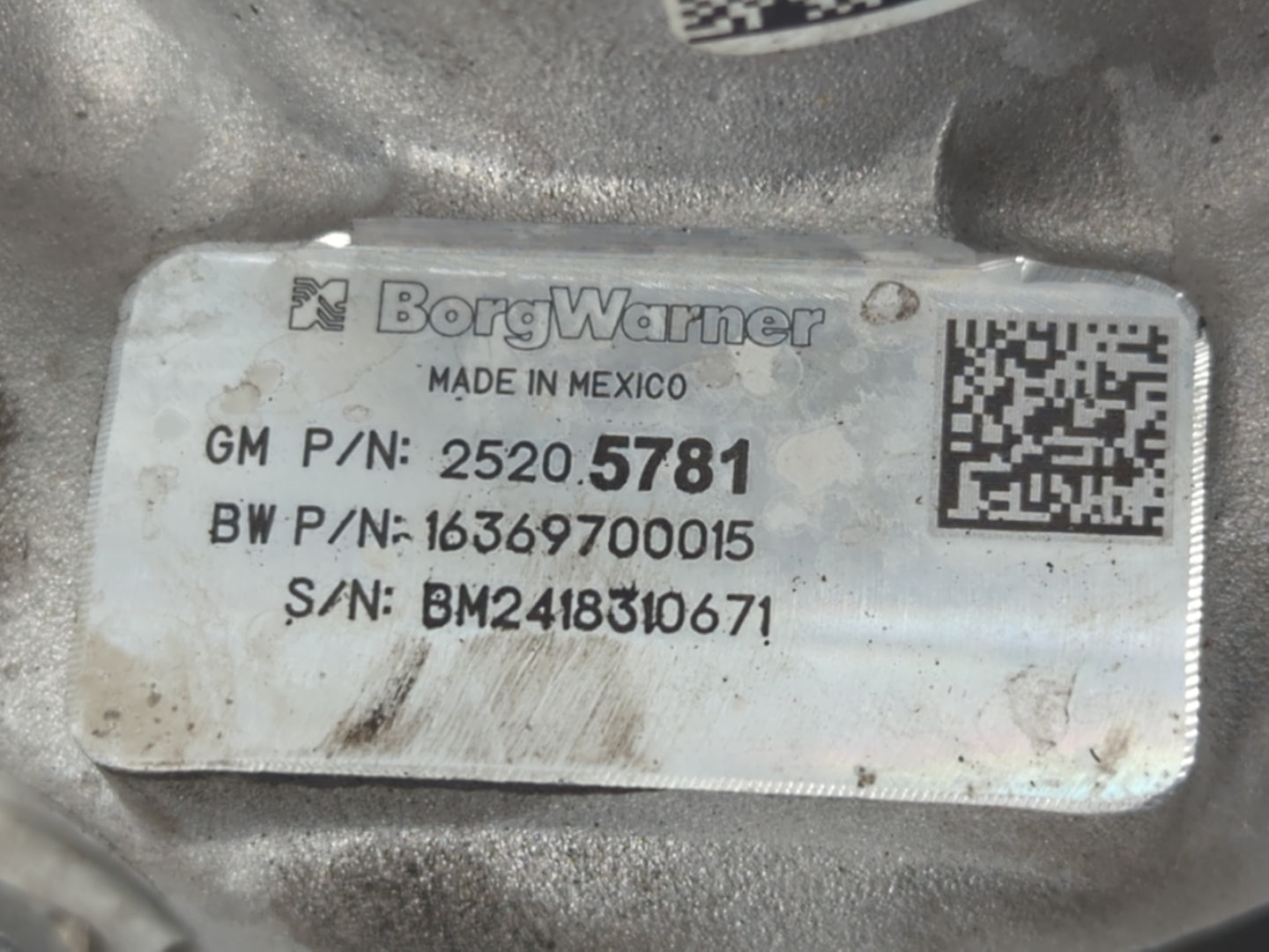 2025 Trax Turbocharger Turbo Charger Super Charger Supercharger - Oemusedautoparts1.com