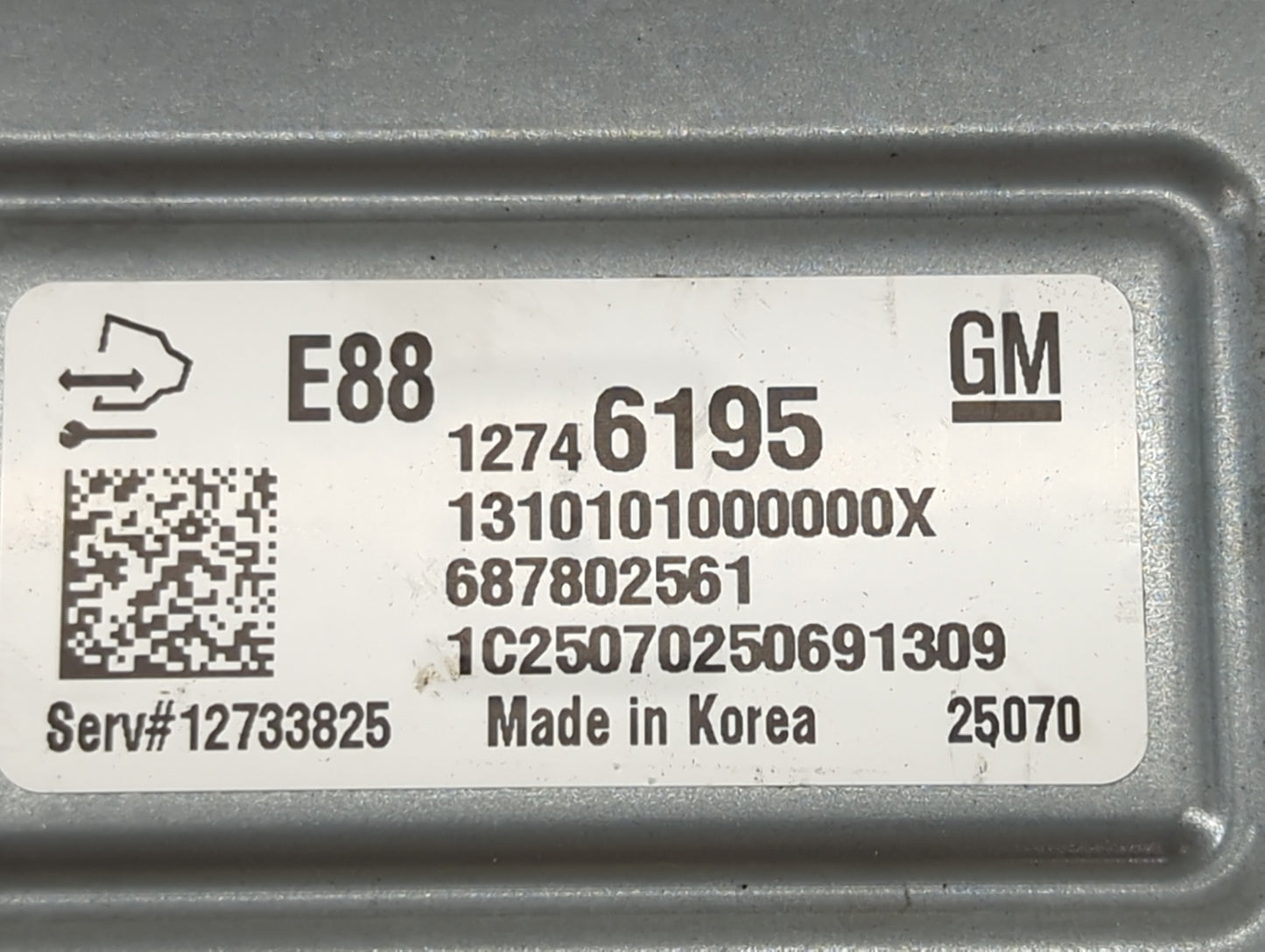 2025 Chevrolet Trax PCM Engine Control Computer ECU ECM PCU OEM P/N:12746195 1310101000000X, 687802561, 12733825 Fits OEM Us