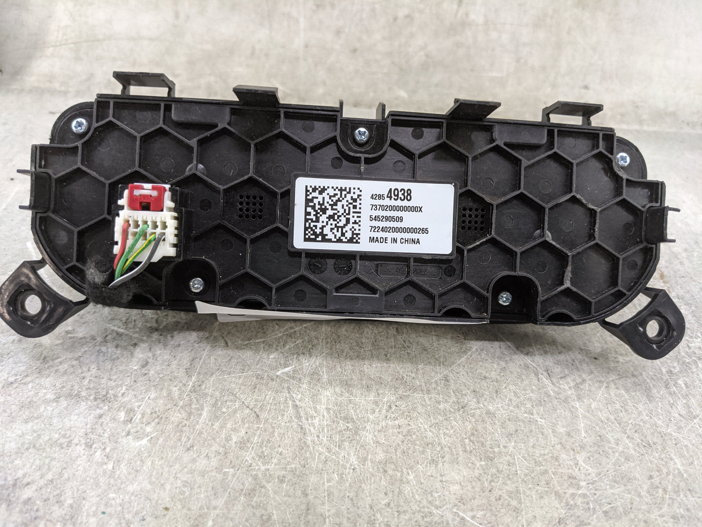 2025 Chevrolet Trax Climate Control Module Temperature AC/Heater Replacement P/N:42854938 7370200000000X Fits Fits 2021 2022