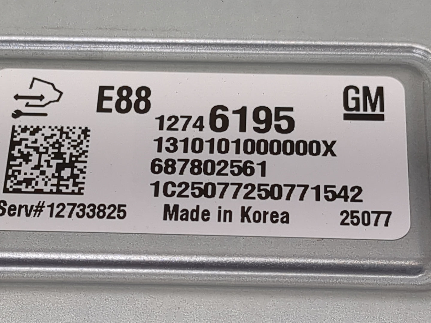 2025 Chevrolet Trax PCM Engine Control Computer ECU ECM PCU OEM P/N:12746195 12733825 Fits OEM Used Auto Parts - Oemusedauto