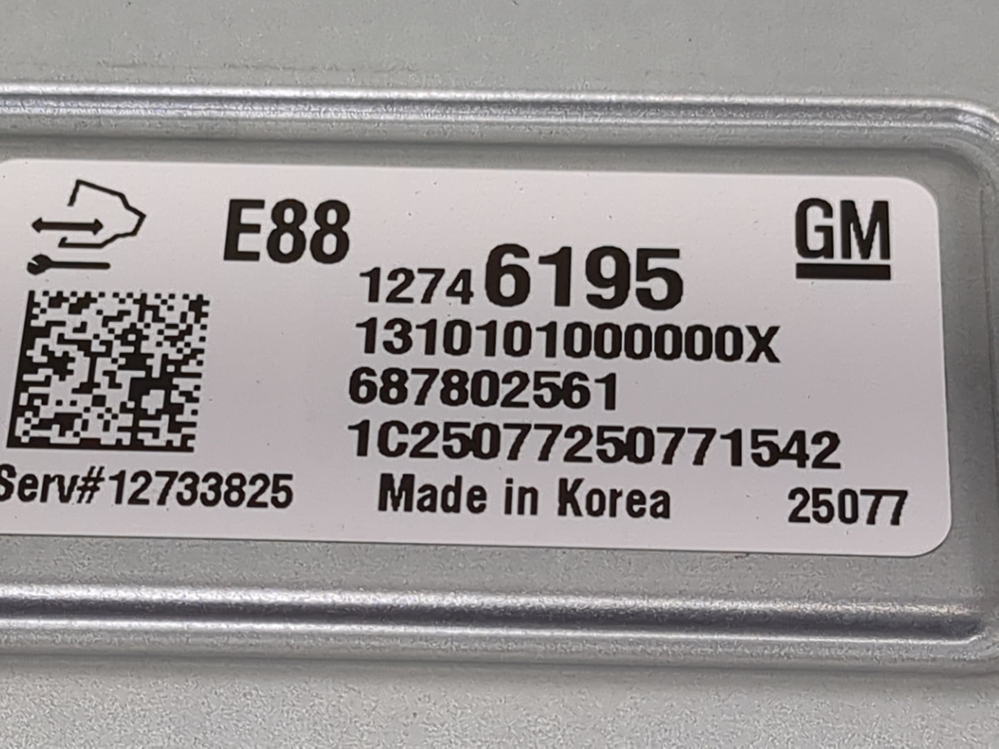 2025 Chevrolet Trax PCM Engine Control Computer ECU ECM PCU OEM P/N:12746195 12733825 Fits OEM Used Auto Parts - Oemusedauto