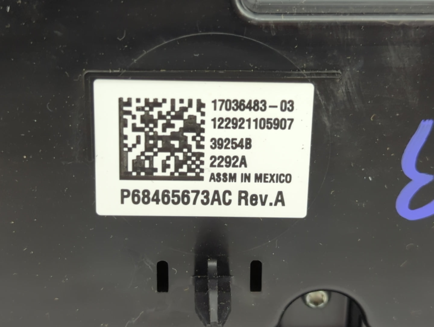 2025 Dodge Durango Climate Control Module Temperature AC/Heater Replacement P/N:P68465673AC Fits OEM Used Auto Parts - Oemus