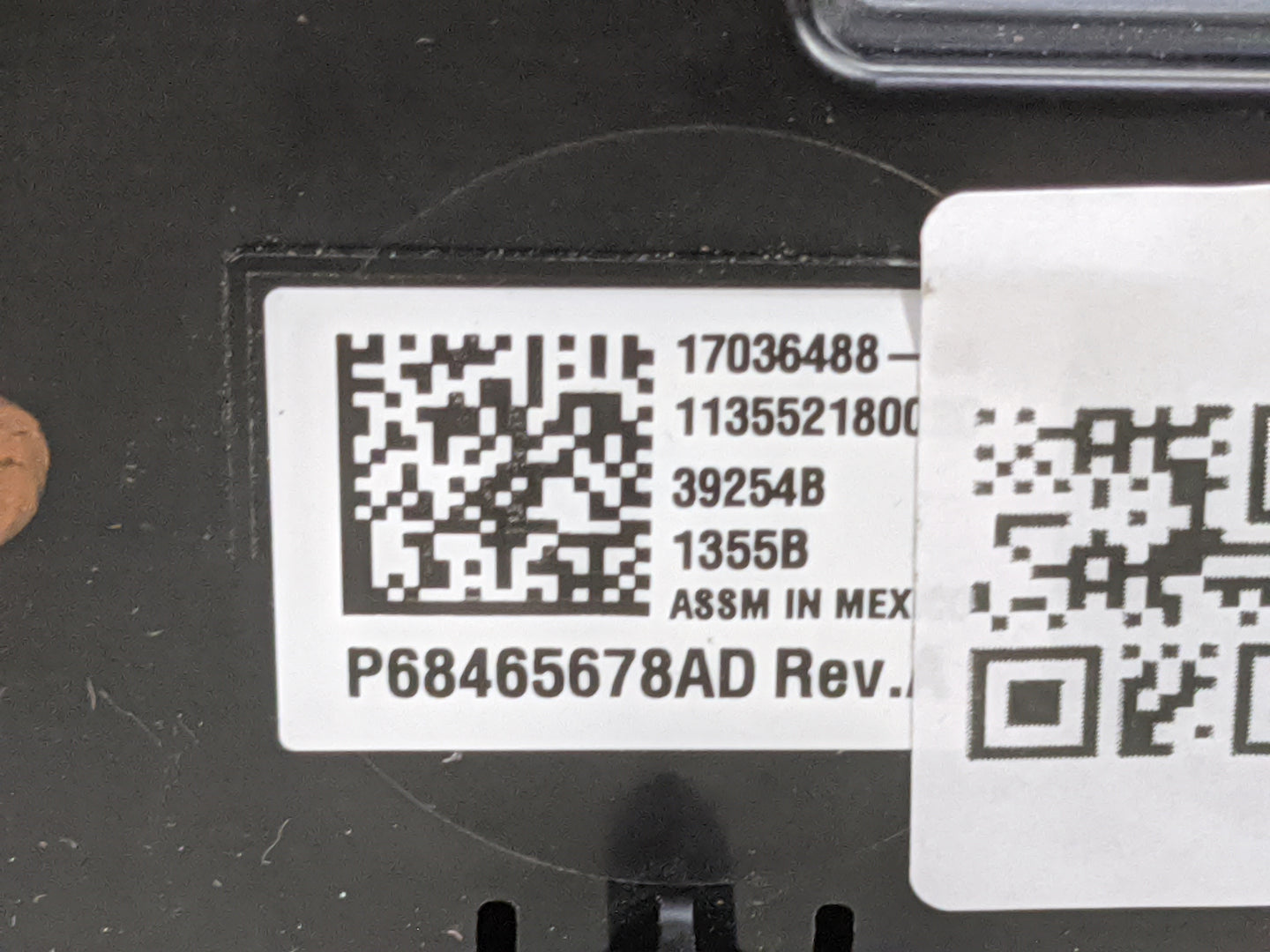 2021-2022 Dodge Durango Climate Control Module Temperature AC/Heater Replacement P/N:P68465678AD 17036488 Fits Fits 2021 202