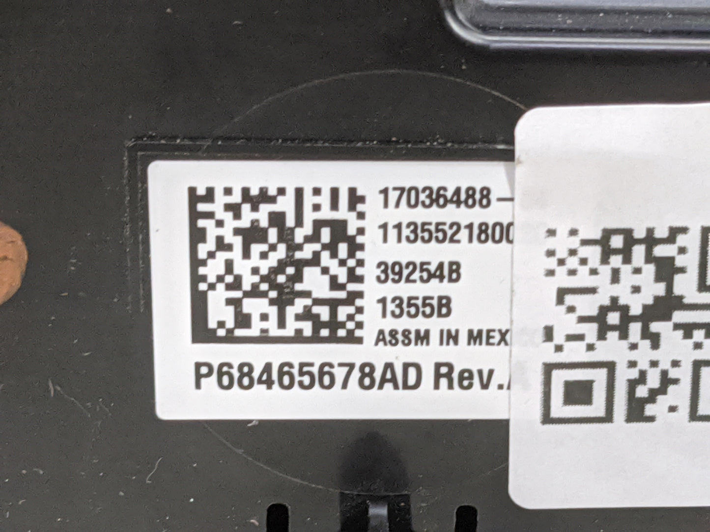 2021-2022 Dodge Durango Climate Control Module Temperature AC/Heater Replacement P/N:P68465678AD 17036488 Fits Fits 2021 202