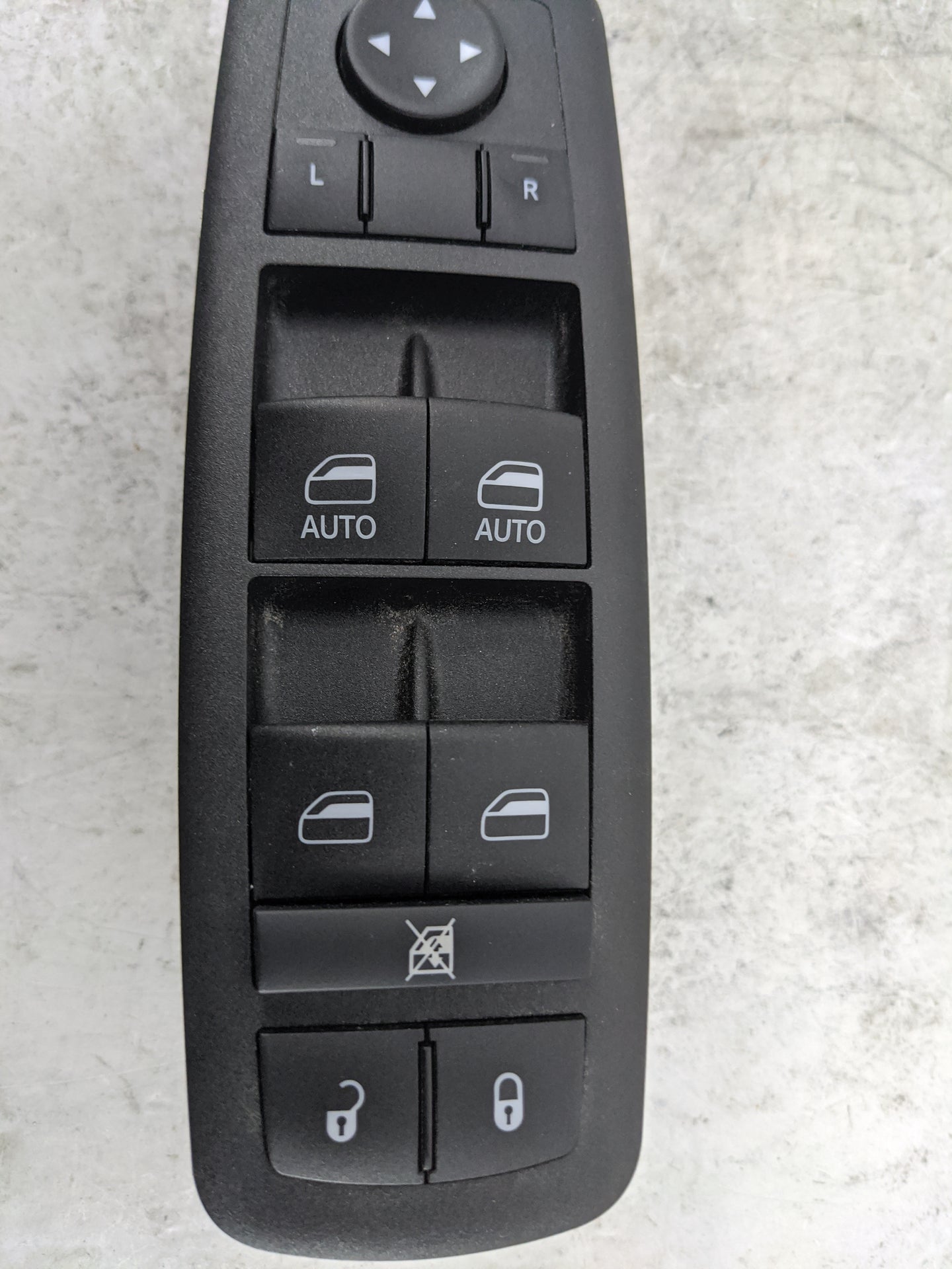 2022 Dodge Durango Master Power Window Switch Replacement Driver Side Left P/N:68590590AA 10530683, 86390B Fits OEM Used Aut