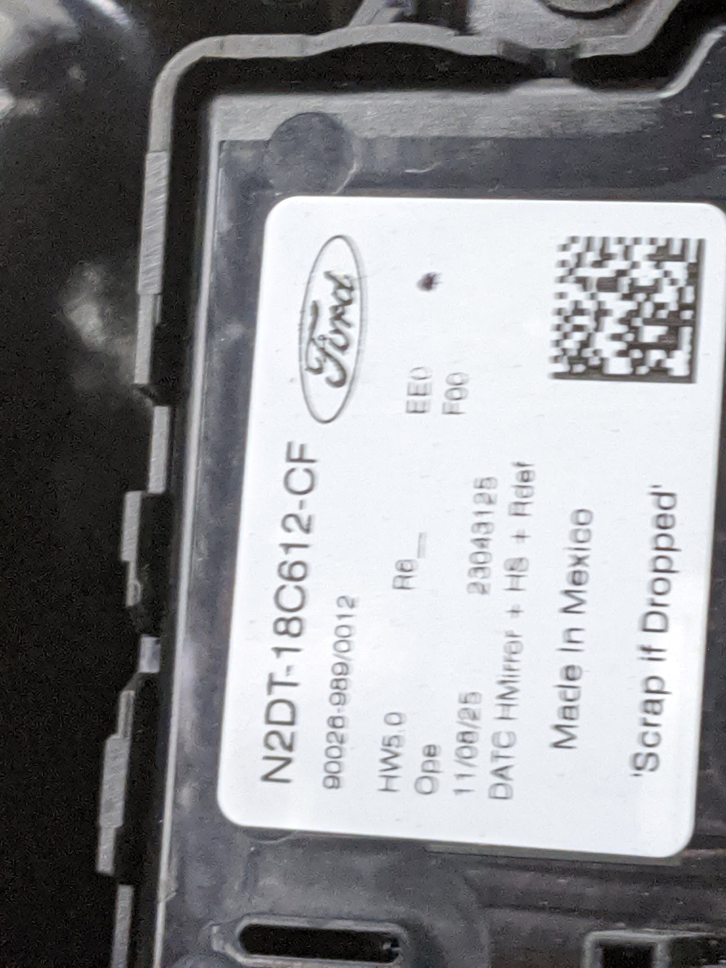 2025 Ford Bronco Climate Control Module Temperature AC/Heater Replacement P/N:N2DT-18C612-CF 90028-989/0012 Fits OEM Used Au