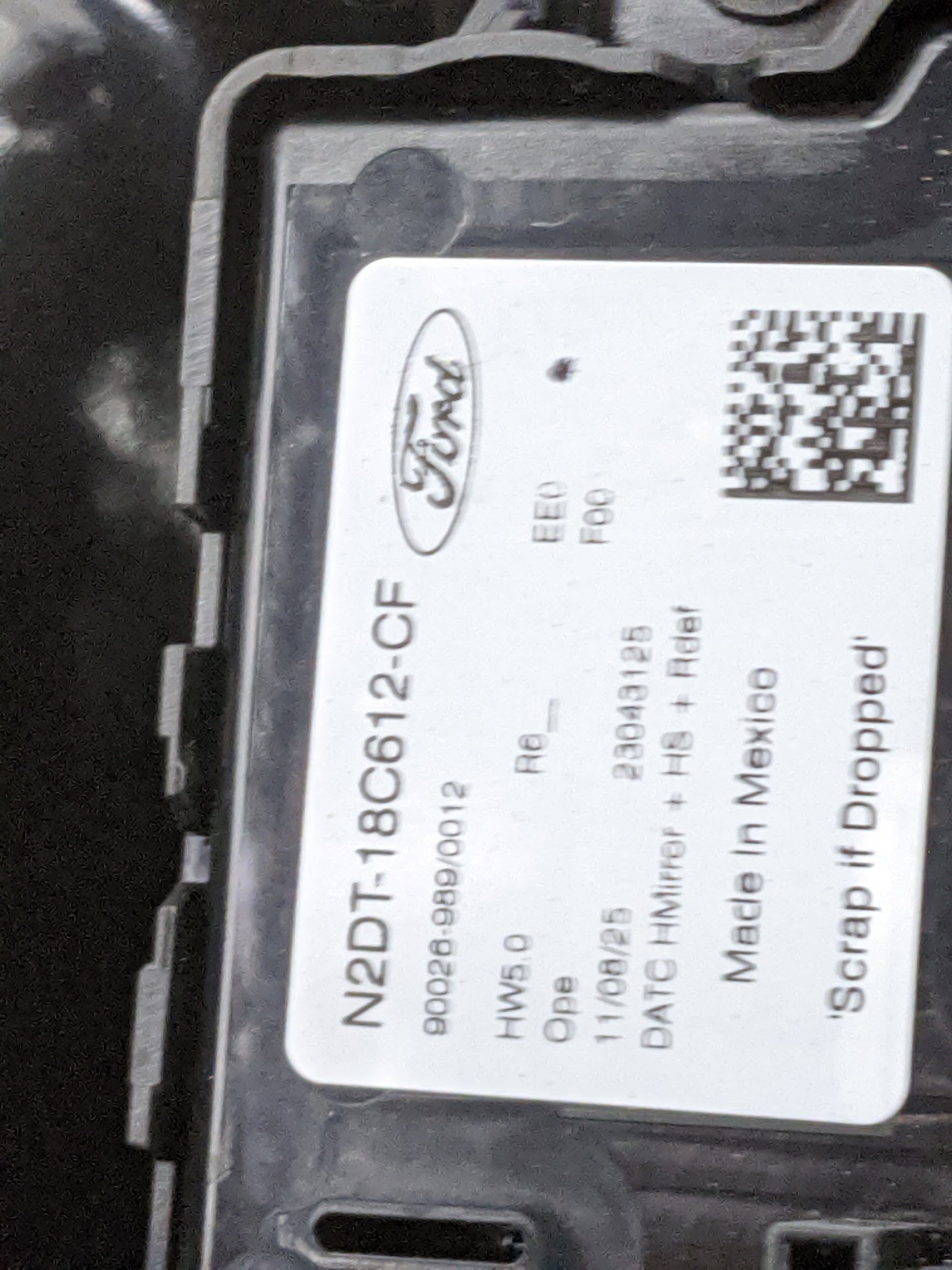 2025 Ford Bronco Climate Control Module Temperature AC/Heater Replacement P/N:N2DT-18C612-CF 90028-989/0012 Fits OEM Used Au